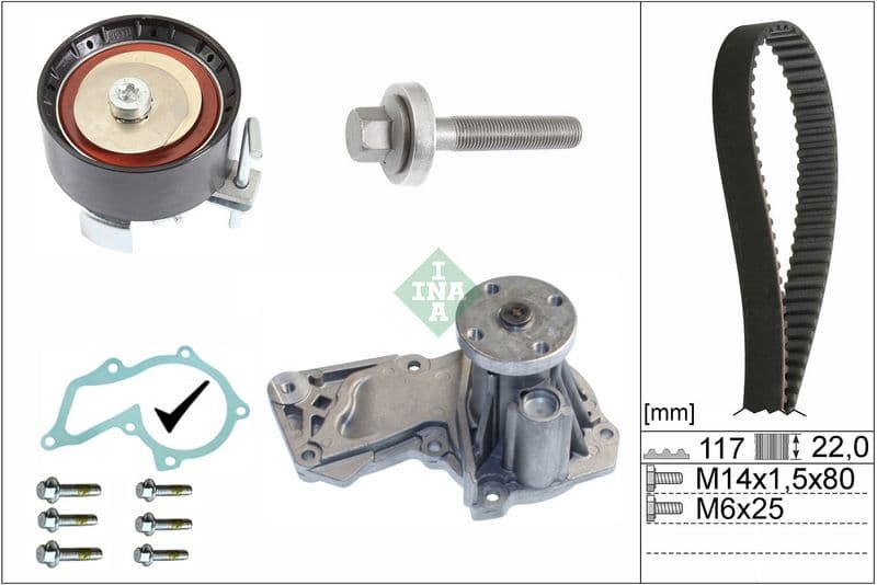 Water Pump & Timing Belt Kit