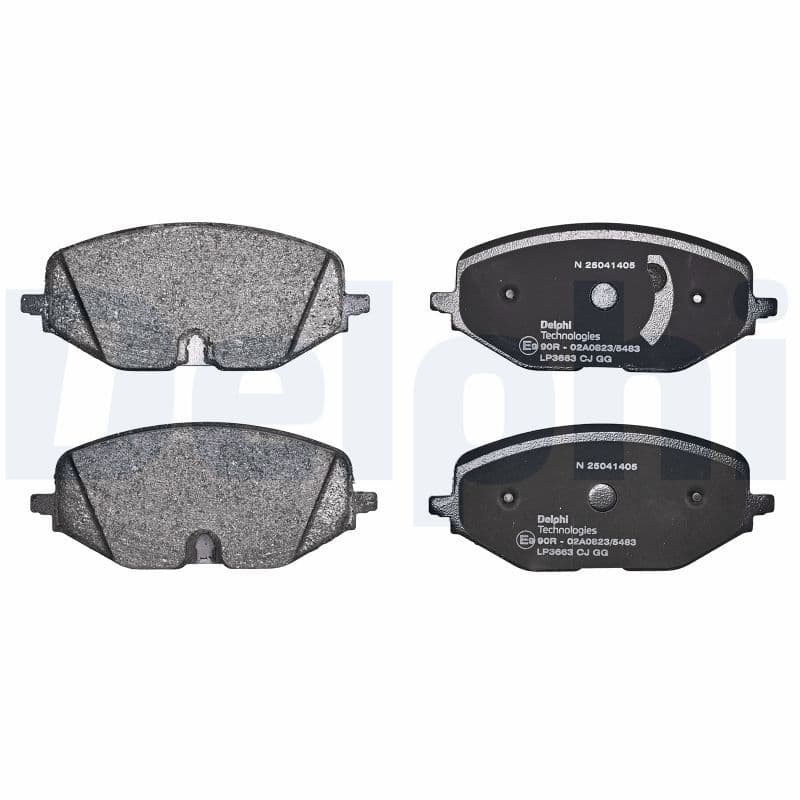 Remblokken set Voor (met een dempingskussen  met extra's), past: AUDI A3  CUPRA LEON, LEON SPORTSTOURER  FORD TOURNEO CONNECT V761  SEAT LEON, LEON SPORTSTOURER  SKODA OCTAVIA IV 1.0-2.0D 07.19-