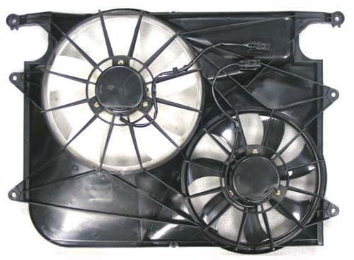 Radiatorventilator (met huisvesting) past: CHEVROLET CAPTIVA  OPEL ANTARA A 2.0D/2.2D 08.06-