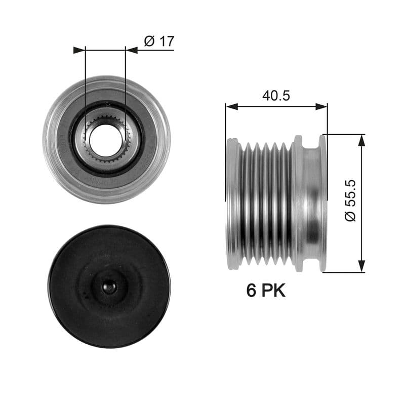 Alternator pulley