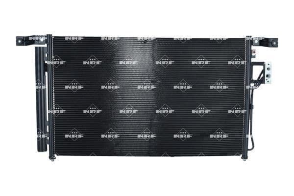 A/C condensator (met droger) past: HYUNDAI SANTA FÉ II 2.2D/2.7 11.05-12.12