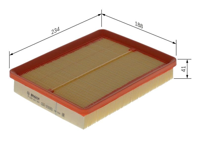 Luchtfilter (Patroon) past: HYUNDAI HIGHWAY, SONATA IV, TRAJET, XG  KIA MAGENTIS I 2.0-2.7 03.98-07.08