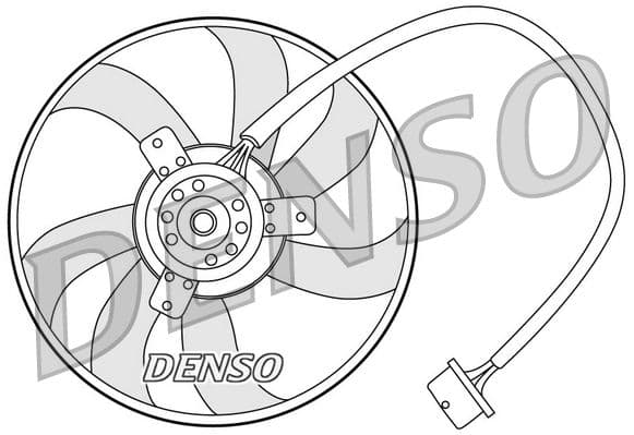 Radiatorventilator past: AUDI A3, TT  SEAT CORDOBA, IBIZA III, LEON, TOLEDO II  SKODA FABIA I, FABIA I PRAKTIK, FABIA II, OCTAVIA I, OCTAVIA II, ROOMSTER  VW BORA, BORA I, FOX 1.0-3.2 09.96-