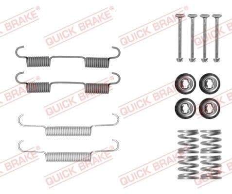 Accessory Kit, parking brake shoes