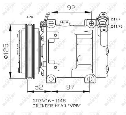 Gasveer kofferdeksel Links/Rechts maximale lengte: 641,5mm, sUV:176mm ((EN) boot lid - van) past: RENAULT ESPACE V NADWOZIE WIELKOPRZESTRZENNE (MPV) 02.15-03.23