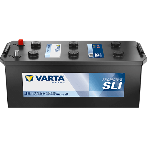 Batterij 12V 130Ah/680A (EN) PROMOTIVE SLI (L+) 514x218x208 B00 - geen montageflens (Beginnen)