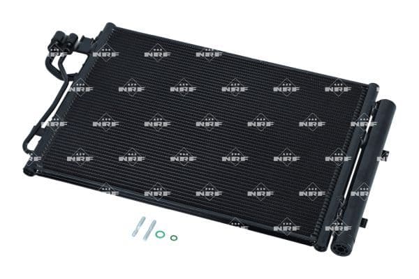 A/C condensator (met droger) past: HYUNDAI I10 II 1.0/1.0LPG/1.2 08.13-