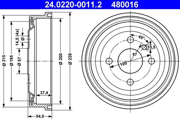 Brake drum