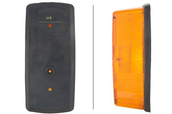 Knipperlicht voor Rechts 12/24V past: CASE  CLAAS  FENDT  KOMATSU  LIEBHERR  VOLVO, STEYR 1290.230, 1290.240, 1290.320, 1390.150, 1390.180, 1490.180, 1490.230, 1490.320, 590.110, 690.110, 690.132