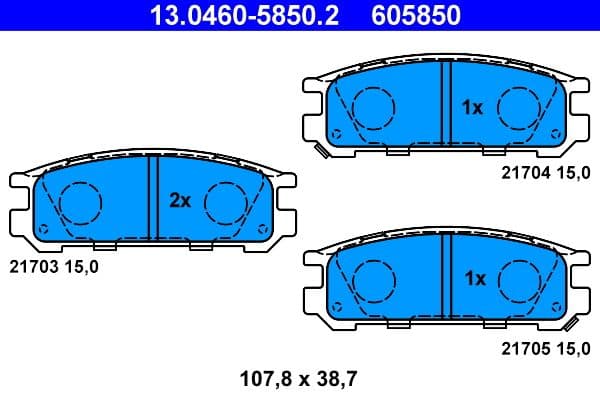 Brake Pad Set, disc brake