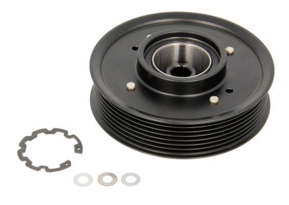 Airco compressor koppeling compleet (DENSO 7SEU16C 7PK 120mm) past: AUDI A8 D3  PORSCHE CAYENNE  VW PHAETON, TOUAREG 3.2-4.8 05.02-03.16