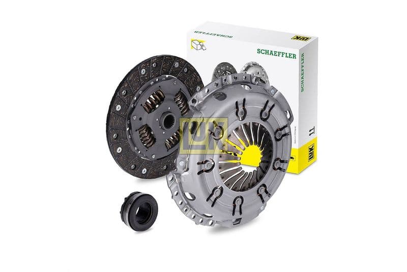 Koppelingskit met lager (210mm) past: AUDI 100 C3, A4 B5, A8 D2  VW PASSAT B5 1.6/2.5D/4.2 01.90-09.01