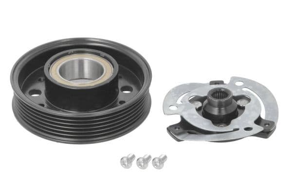 Airco compressor koppeling compleet past: BMW 1 (E81), 1 (E82), 1 (E87), 1 (E88), 3 (E90), 3 (E91), 3 (E92), 3 (E93), 6 (E63), 7 (E38), X1 (E84), X3 (E83), Z4 (E86) 1.6-4.8 05.99-06.15