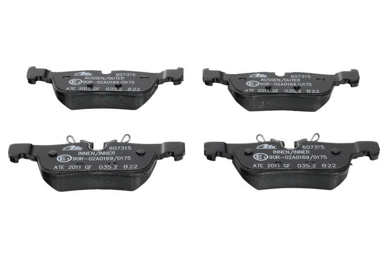 Remblokken set Achter , past: BMW 1 (F40), 2 (F45), 2 GRAN COUPE (F44), 2 GRAN TOURER (F46), 2 GRAN TOURER VAN (F46), I3 (I01), X1 (F48), X2 (F39)  MINI (F55), (F56) 0.65H-Electric 08.13-