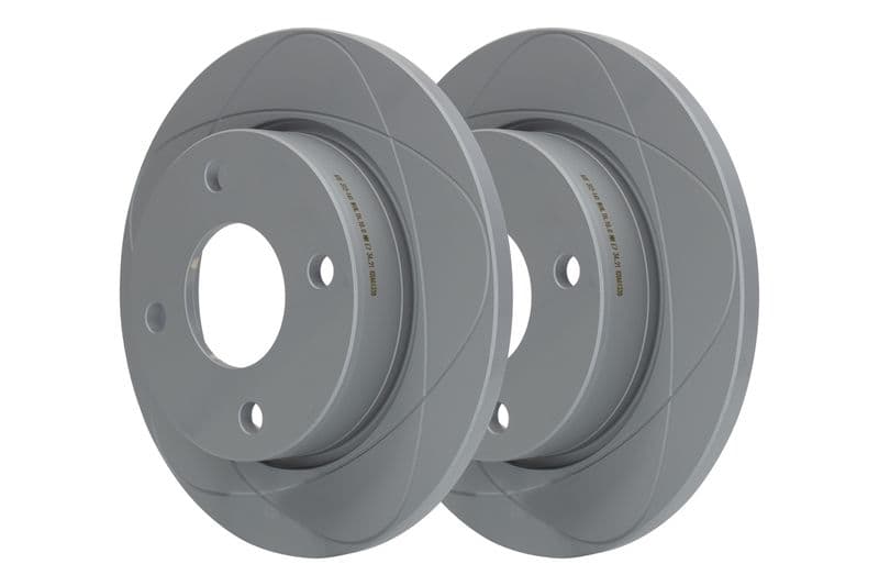 Brake disc, 1pcs, ATE PowerDisc, vol, Cut, Voor   Links/Rechts, buitendiameter 239,5 mm, dikte 12 mm, past: FORD FIESTA, FIESTA III, FIESTA IV, KA  MAZDA 121 III 1.0-1.8D 03.89-11.08