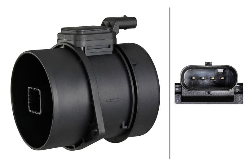 Luchtstroommeter (4 pin, module) past: MERCEDES C (C204), C T-MODEL (S204), C (W204), CLS SHOOTING BRAKE (X218), E (A207), E (C207), E T-MODEL (S212), E (W212), GLE (W166), GLK (X204) 1.8-3.7 09.03-