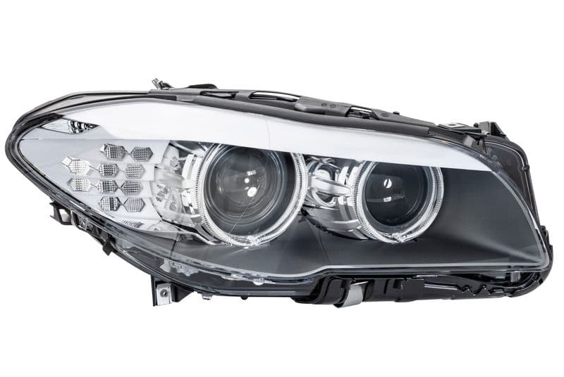 Koplamp Rechts (D1S/LED, elektrisch, met motor) past: BMW 5 F10, F11 12.09-06.13