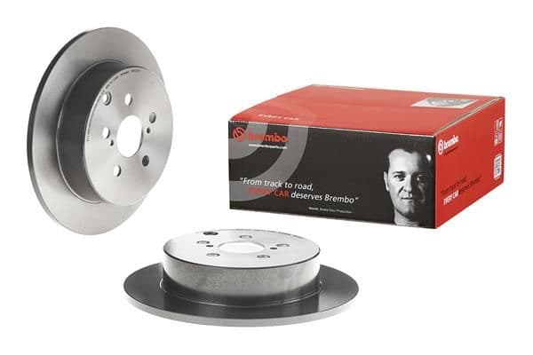 Brake disc Achter Links/Rechts past: TOYOTA AVENSIS 1.6-2.4 01.03-11.08