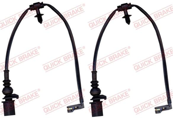 Sensor remblokslijtage Achter (hoeveelheid per verpakking: 2pcs) past: AUDI A4 ALLROAD B9, A4 B9, A5, A6 C8, A7, A8 D5, Q7, Q8  BENTLEY BENTAYGA 1.4-6.0 01.15-