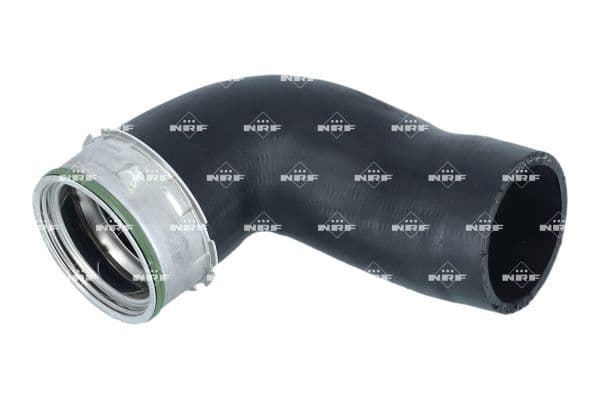 Intercooler slang Links (Voor, diameter 55/56mm, lengte 180mm, zwart) past: BMW 3 (E90), 3 (E91), 3 (E92) 3.0D 12.04-03.13