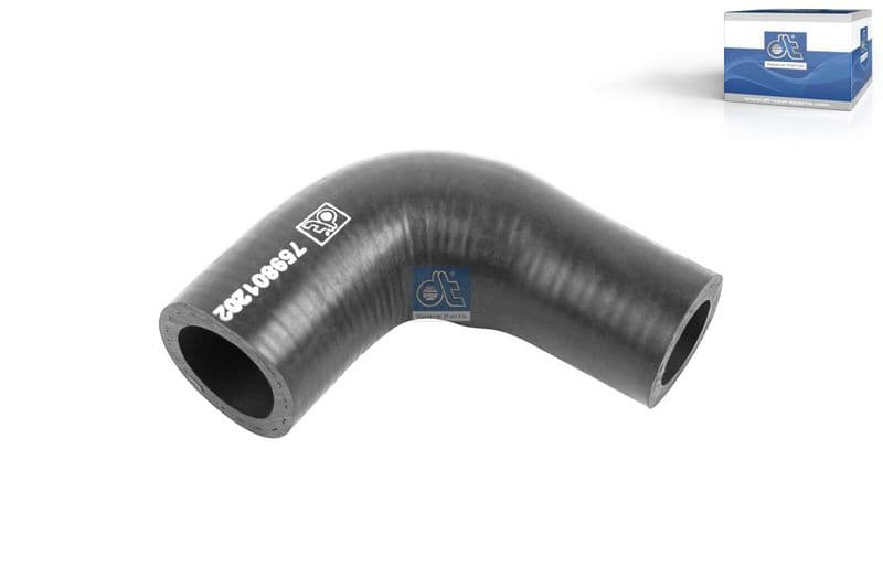 Koelsysteem rubberen slang (naar de kachel, U-bocht, 17,5mm/21,5mm) past: MAN F90, M 2000 L, M 2000 M, M90, NL, TGA, TGS I, TGX I D0824LF01-E2876LUH02 07.86-