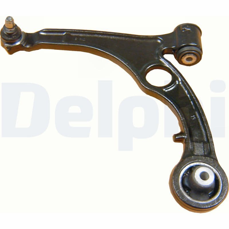 Vooras spoorcontrole arm Links bodem voor 17 mm (met een gewricht (knokkel)) past: FIAT STILO 1.2-2.4 10.01-08.08