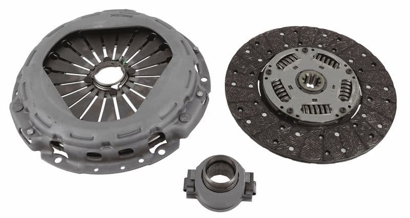 Koppelingskit (280mm, nieuw) past: IVECO DAILY II, DAILY III, DAILY IV, DAILY V, DAILY VI, MASSIF 01.89-