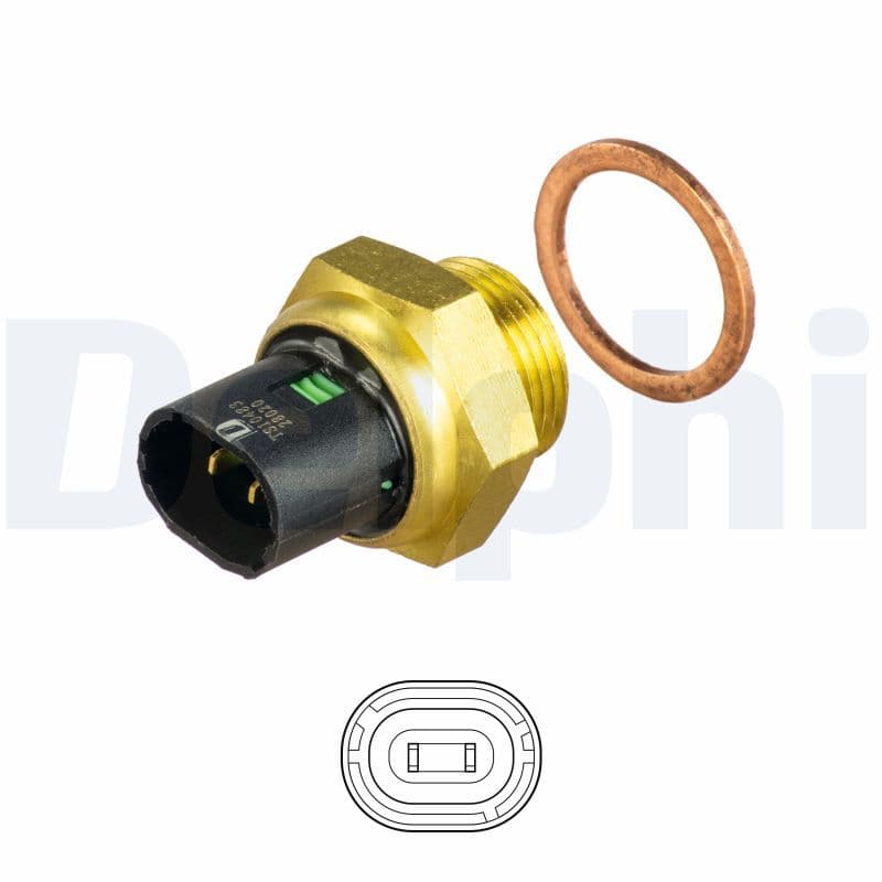 Sensor, coolant temperature