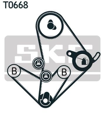 Timing belt set