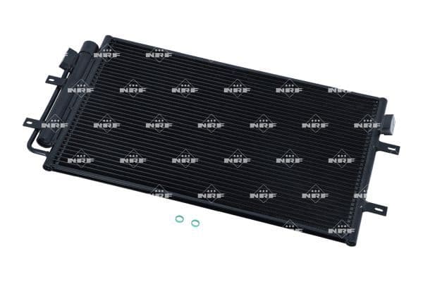 A/C condensator (met droger) past: IVECO DAILY IV, DAILY V, DAILY VI 2.3D/3.0CNG/3.0D 09.09-