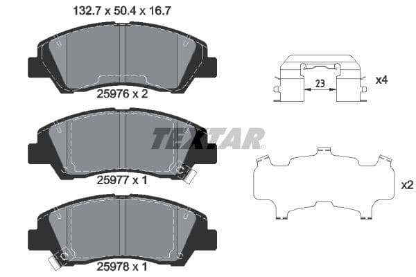 Remblokken set Voor , past: HYUNDAI I10 II, I10 III  KIA CEED 1.0-1.6D 08.13-