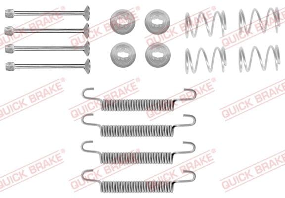 Accessory Kit, parking brake shoes