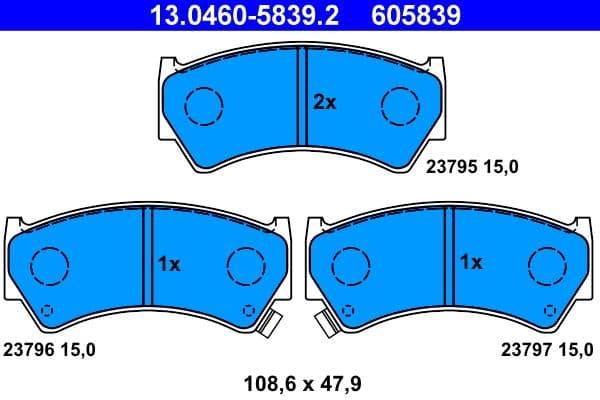 Brake Pad Set, disc brake