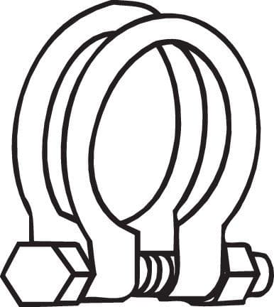 Uitlaatsysteem sluiting (58mm)