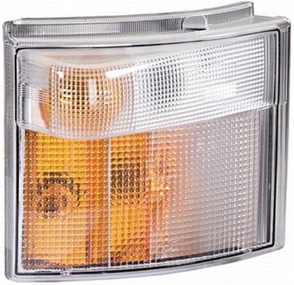 Knipperlicht voor Rechts (kleur van het glas: oranje/transparant, P21W, geen harnas) past: SCANIA 4, G I, P I, R I, T 05.95-05.19