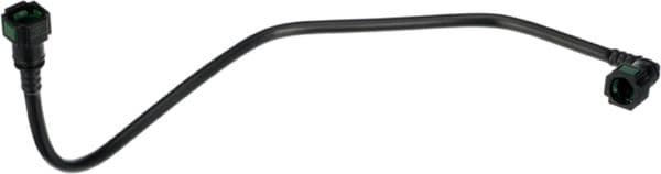 Brandstofslang (totale lengte 500mm), binnendiameter: 8 mm past: PEUGEOT 206 08.98-