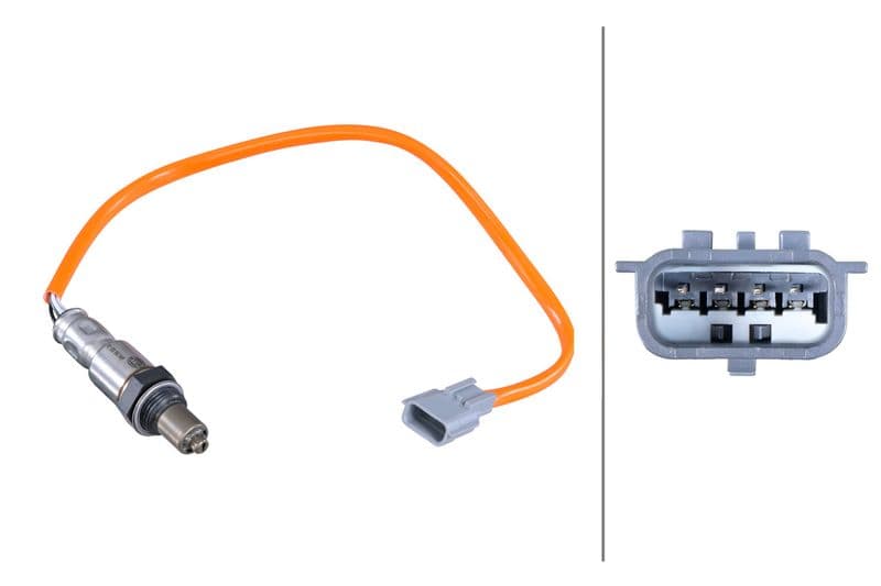Lambda sonde (aantal draden 4, 320mm) past: NISSAN MICRA IV, MICRA V, NOTE 1.0/1.2 03.11-
