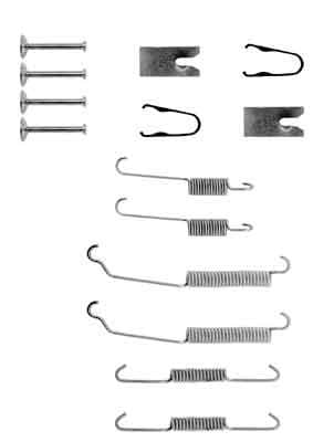 Accessory Kit, brake shoes