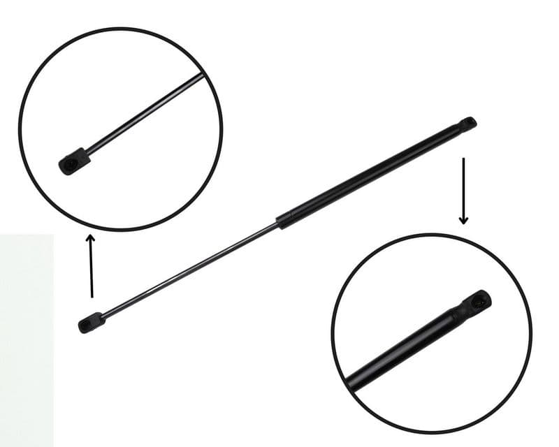 Gasveer kofferdeksel Links/Rechts maximale lengte: 525mm, sUV:205mm past: SKODA FABIA IV LIFTBACK 06.21-