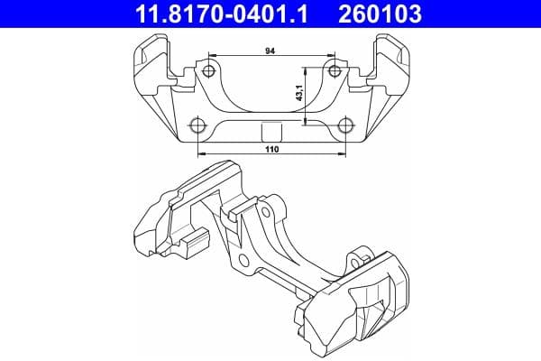Bracket, brake caliper