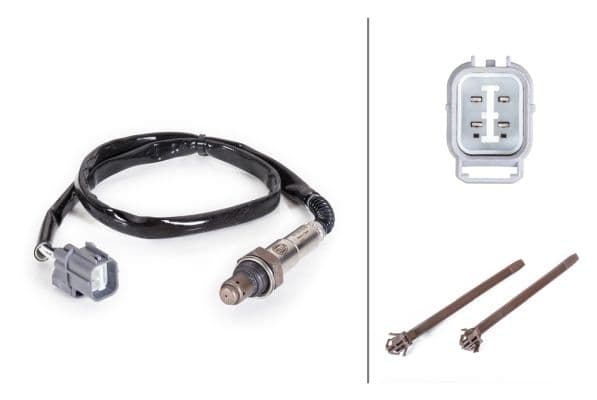 Lambda sonde (aantal draden 4, 610mm) past: HONDA JAZZ II 1.2/1.3/1.4 03.02-10.08