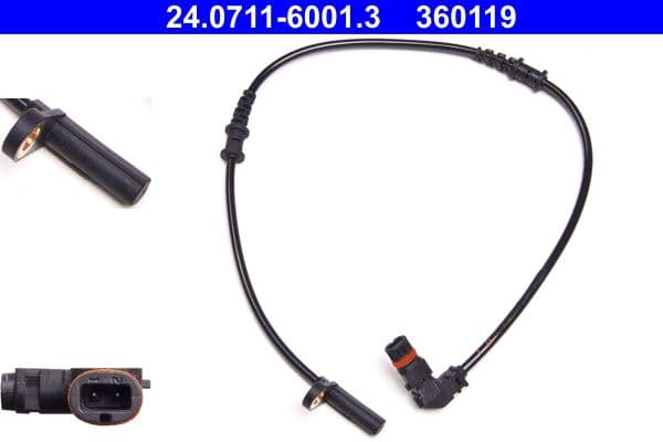 Sensor, wheel speed
