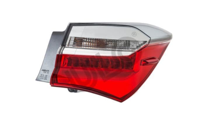 Achterlicht Rechts (extern, LED) past: TOYOTA COROLLA SDN E17 Saloon 07.16-12.18