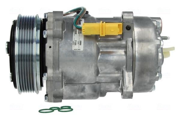 Airconditioning compressor past: CITROEN BERLINGO, C5 I, C5 II, C8, JUMPER II, JUMPY I, JUMPY II, XSARA, XSARA PICASSO  FIAT DUCATO, SCUDO, ULYSSE  LANCIA PHEDRA  PEUGEOT 307, 406 1.4D-2.8D 01.96-