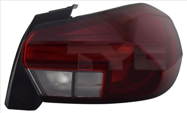 Achterlicht Rechts (extern, P21/5W/P21W/PY21W, kleur van het glas red) past: OPEL CORSA F 05.19-06.23