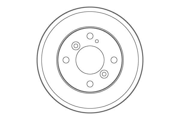 Brake drum Achter past: FORD FIESTA VI 1.25-1.6D 06.08-01.18