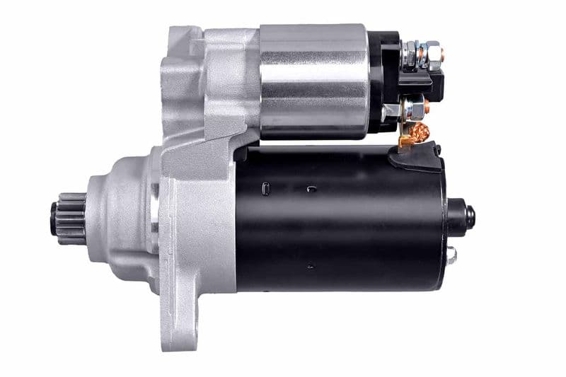 Starter (12V, 1,1kW, (en) new with a deposit) past: AUDI A2  SEAT CORDOBA, IBIZA III  SKODA FABIA I, FABIA I PRAKTIK  VW BORA, BORA I, FOX, GOLF IV, LUPO I, NEW BEETLE, POLO IV 1.2-1.9D 10.99-04.12