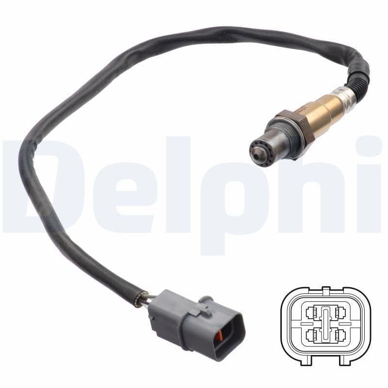 Lambda sonde (546mm) past: HYUNDAI I20 I  KIA PICANTO II, RIO III 1.2-1.2LPG 09.08-12.17