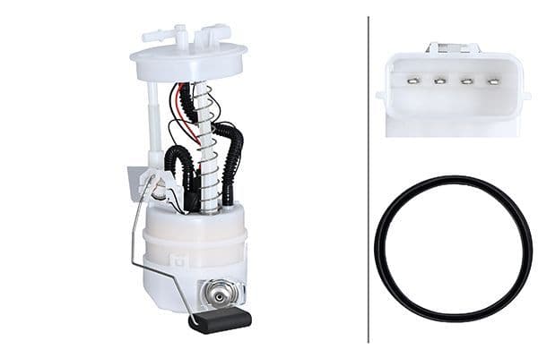 Elektrische brandstofpomp (module) past: NISSAN QASHQAI +2, QASHQAI I 1.6/1.6LPG/2.0 02.07-07.14