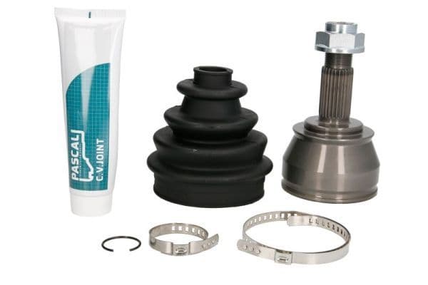 CV-gewricht buitenste Links/Rechts (25z/24z/51mm) past: ALFA ROMEO 147, MITO  FIAT 500, BRAVO II, DOBLO, DOBLO CARGO, FIORINO, GRANDE PUNTO, IDEA, PUNTO, PUNTO EVO, QUBO, STILO 1.3D-1.9D 10.01-